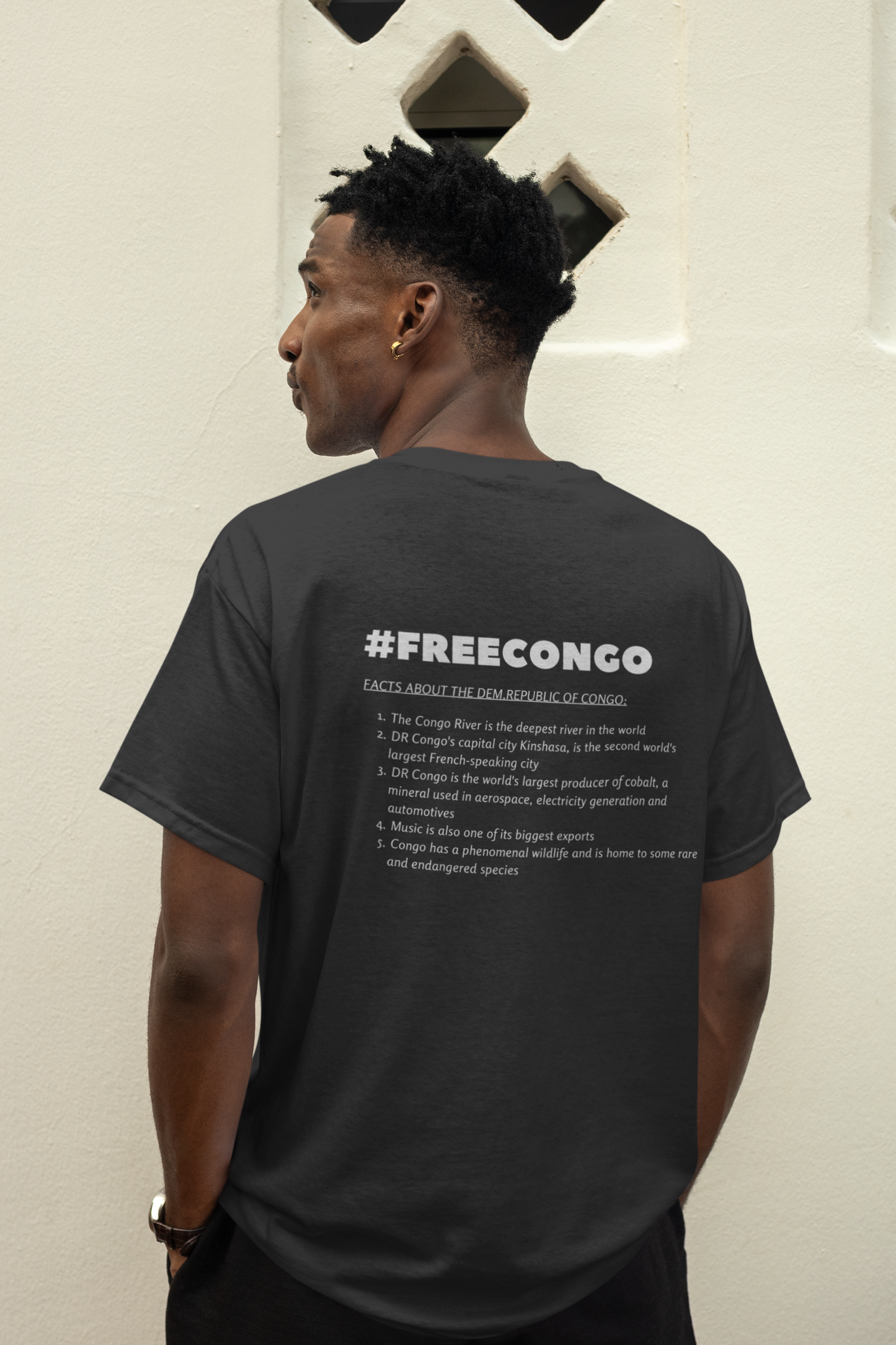 #FREECONGO Facts Tee