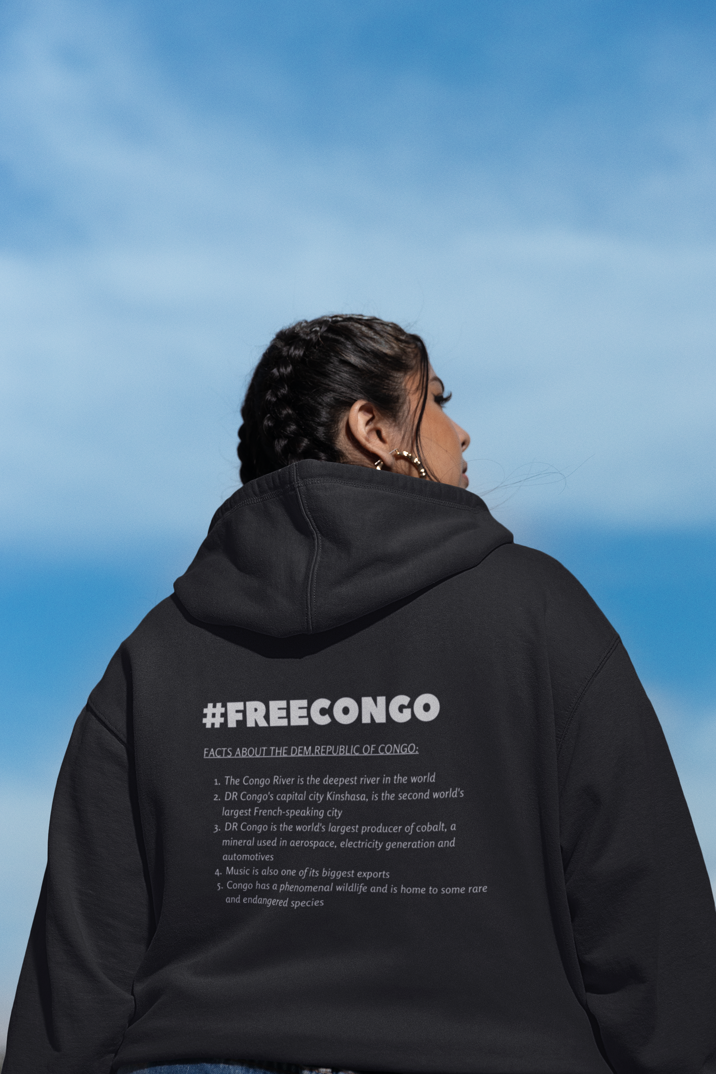 #FREECONGO Facts Hoodie