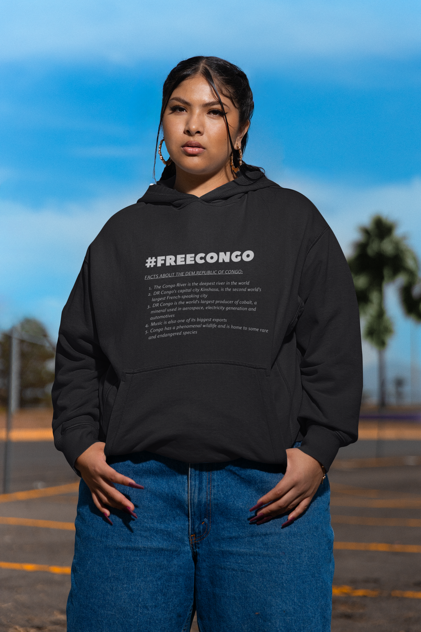 #FREECONGO Facts Hoodie